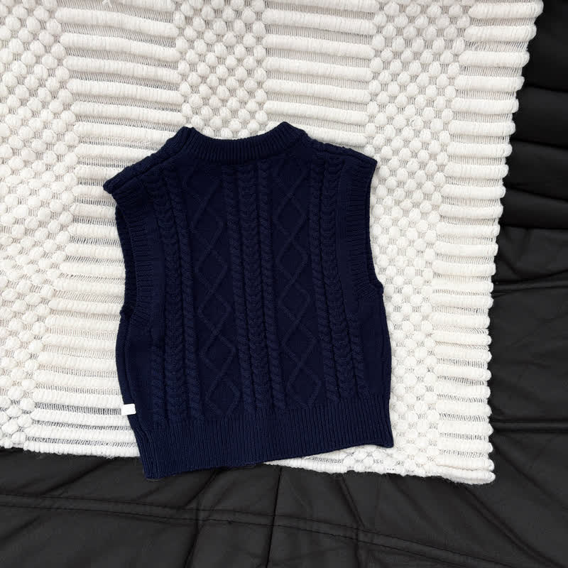 Baby Toddler Cable Knit Vest or Loose Fit Pants - image 5