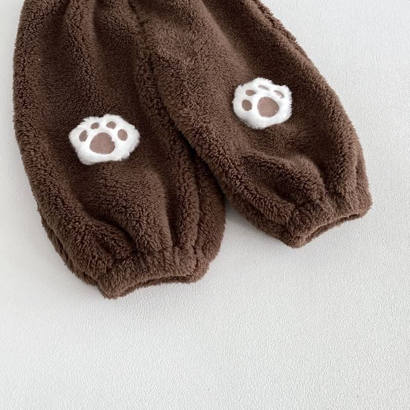 Toddler Animal Ear Colorblock Fleece Lounge 2-piece Set - image 13
