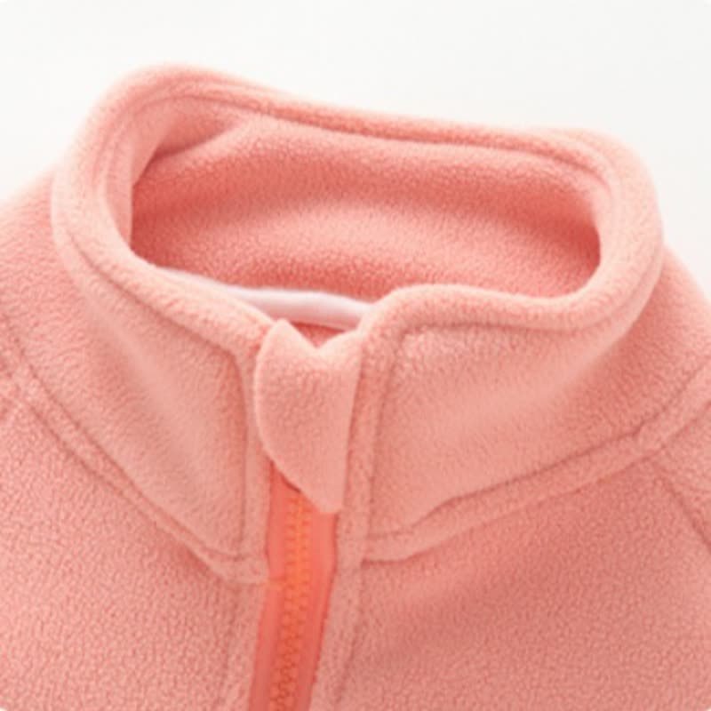 Toddler Baby Bear Patch Fleece Zip Up 2-piece Set - image 8