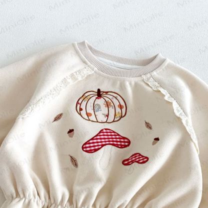 Baby Toddler Girl Mushroom Denim Jacket - image 3