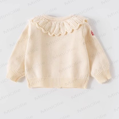 Baby Girl Mushroom Collar Outerwear - image 3