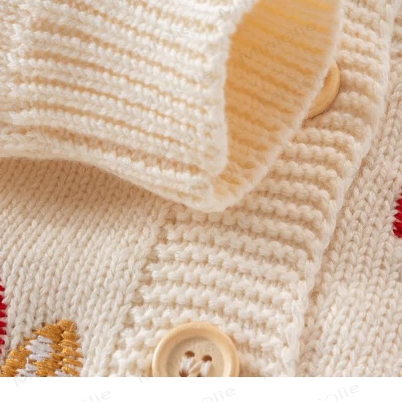 Baby Girl Mushroom Collar Outerwear - image 4