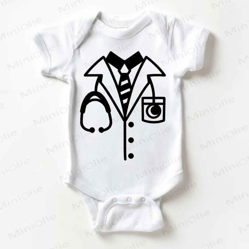 Baby Doctor White Bodysuit - White - 18-24M - image 1