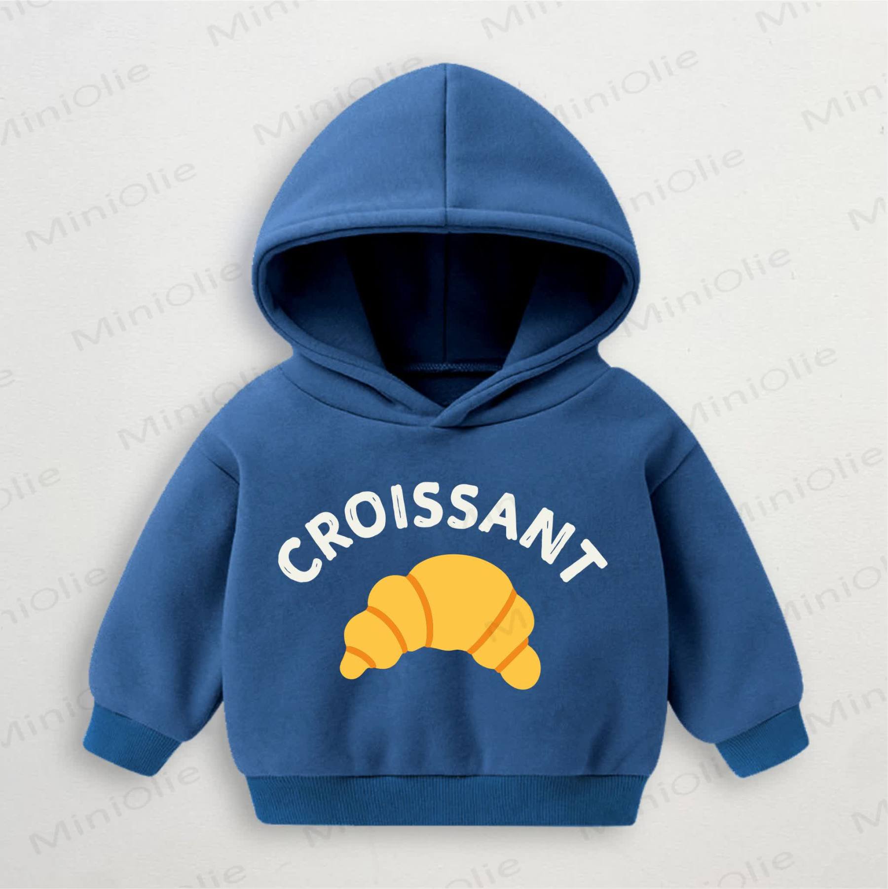 CROISSANT Baby Toddler Croissant Blue Hoodie - Blue - 3-5T - image 1