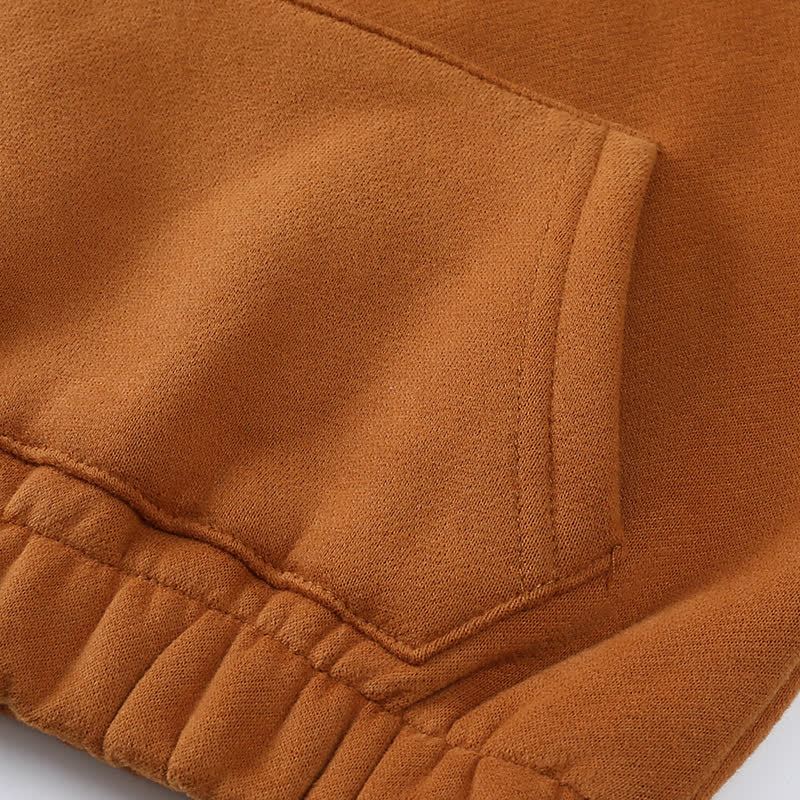 Toddler Solid Color Fleece Half Zip Hoodie and Jogger 2-piece Set - image 11