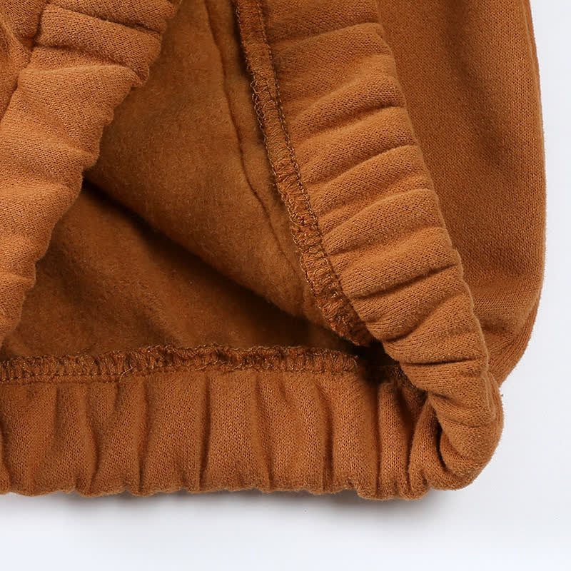 Toddler Solid Color Fleece Half Zip Hoodie and Jogger 2-piece Set - image 12