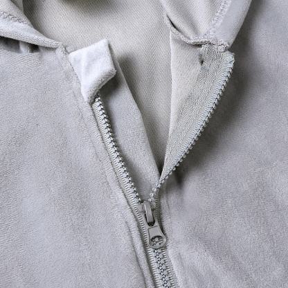 Toddler Soft Velour Zip Hoodie and Pants 2-piece Set - image 10