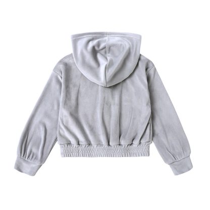 Toddler Soft Velour Zip Hoodie and Pants 2-piece Set - image 7