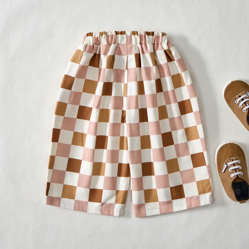 Baby Checkerboard Print Pants - image 3