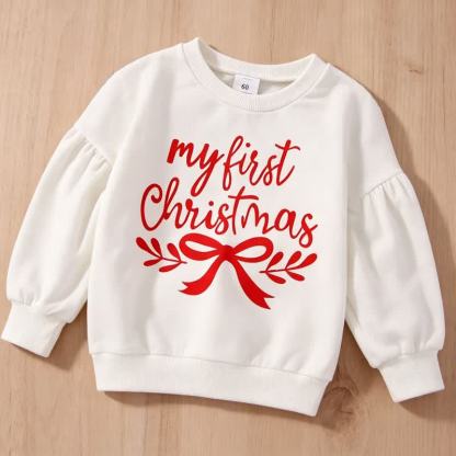 MY FIRST CHRISTMAS Baby Girl Tulle Dress Set with Headband - image 4
