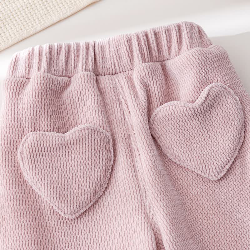 Toddler Girl Cozy Heart or Cheery Fleece Pants - image 7