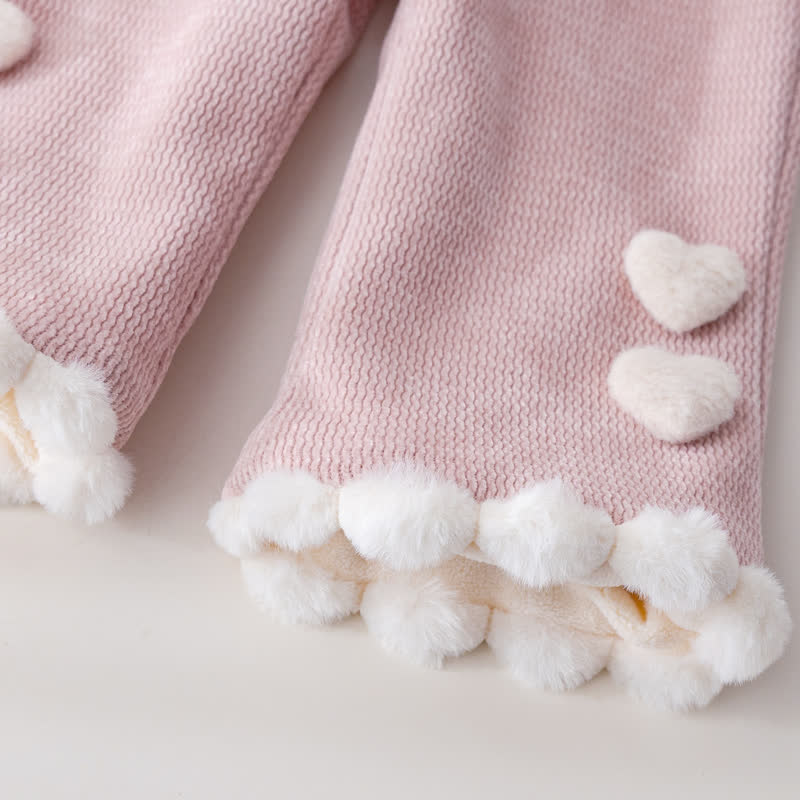 Toddler Girl Cozy Heart or Cheery Fleece Pants - image 9
