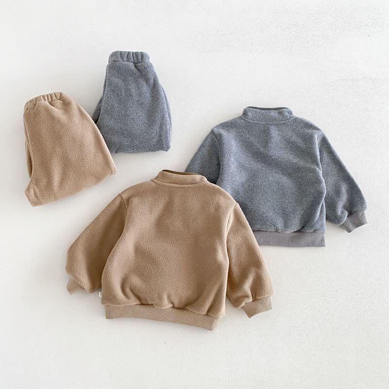 Baby Toddler Cozy Fleece Pullover and Pants 2-piece Set - image 4
