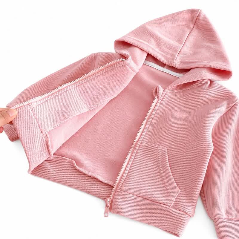 Toddler Soft Zip Hoodie and Pants 2-piece Set - image 7