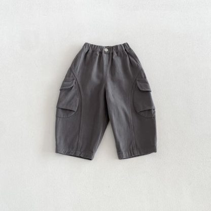 Toddler Solid Color Pullover or Cargo Pants - Dark Gray - 6-7T - image 6
