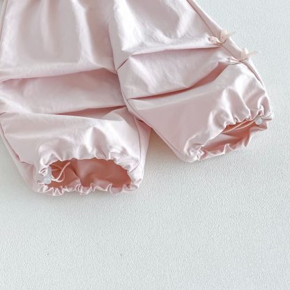 Toddler Girl Soft Bow Ruffle Pants - image 9