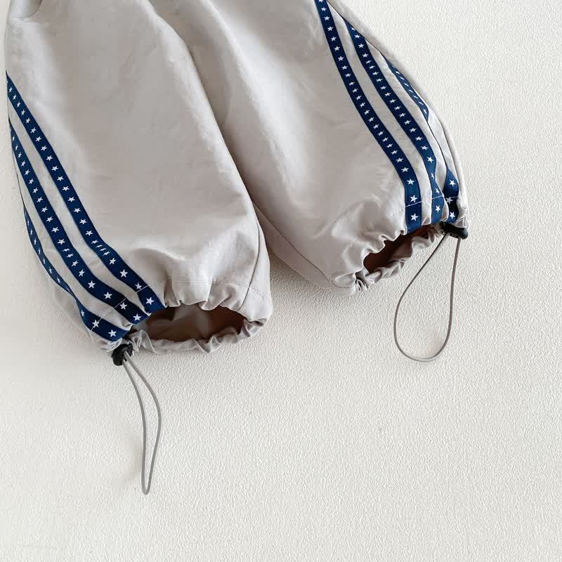 Baby Toddler Contrast Stripe Drawstring Pants or Raglan Top - image 12