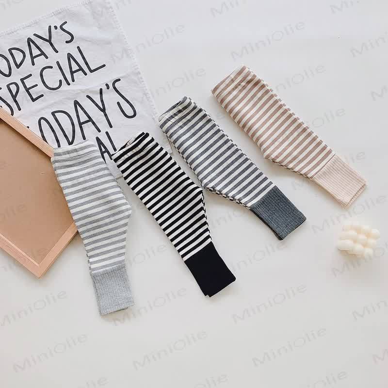 Baby Striped Cuff Leggings - image 7