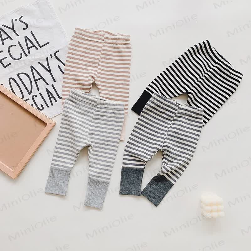Baby Striped Cuff Leggings - image 8