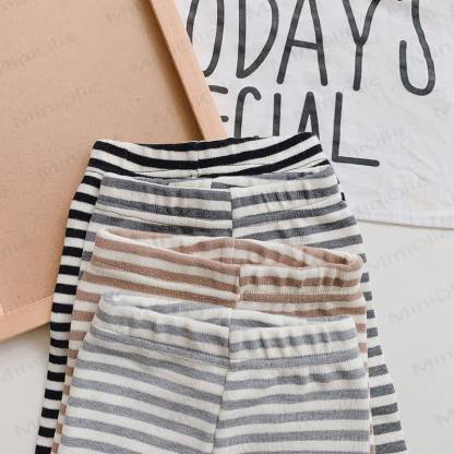 Baby Striped Cuff Leggings - image 9