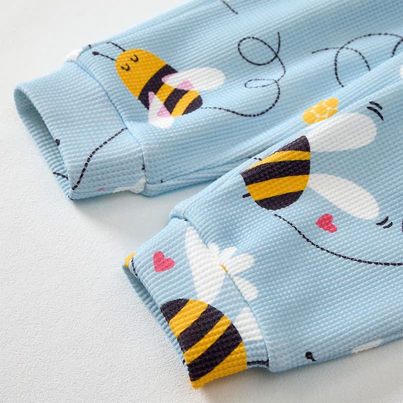 Baby Bee Blue Waffle 2-piece Set - image 5