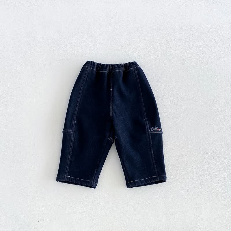 Baby Toddler Animal Sherpa Vest or Long Sleeve Top - Navy - 4-5T - image 6