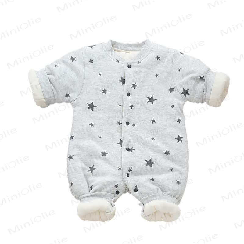 Baby Quilted Cotton Spring Romper - image 3