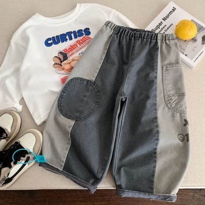Toddler Boys Casual Cargo Pants - Gray - 8-9T - image 3