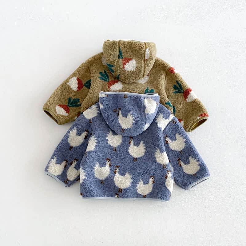 Baby Toddler Cozy Fleece Hooded Jacket or Jeans - image 6