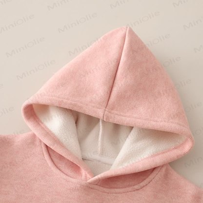 Baby Toddler Girl Quilted Hooded Fleece Three Piece Set - image 5