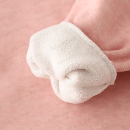 Baby Toddler Girl Quilted Hooded Fleece Three Piece Set - image 7