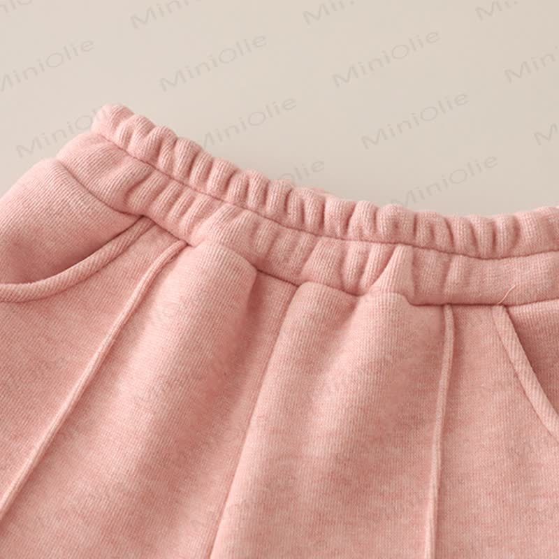 Baby Toddler Girl Quilted Hooded Fleece Three Piece Set - image 9