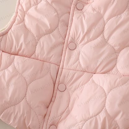 Baby Toddler Girl Quilted Hooded Fleece Three Piece Set - image 14