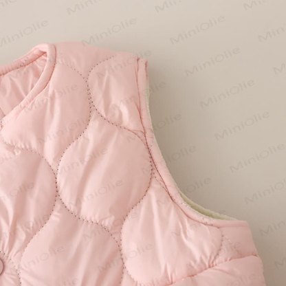 Baby Toddler Girl Quilted Hooded Fleece Three Piece Set - image 15