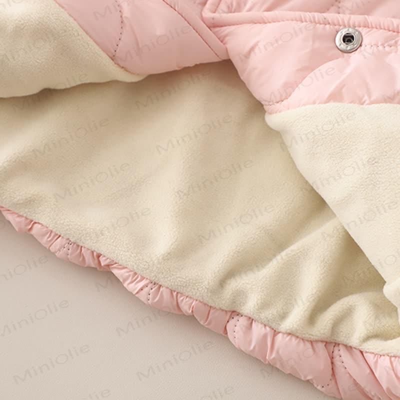 Baby Toddler Girl Quilted Hooded Fleece Three Piece Set - image 17