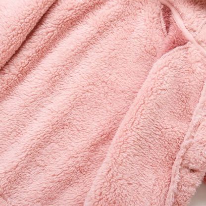 Baby Plush Animal Hooded Jacket and Pants 2-piece Pyjama Set - image 8