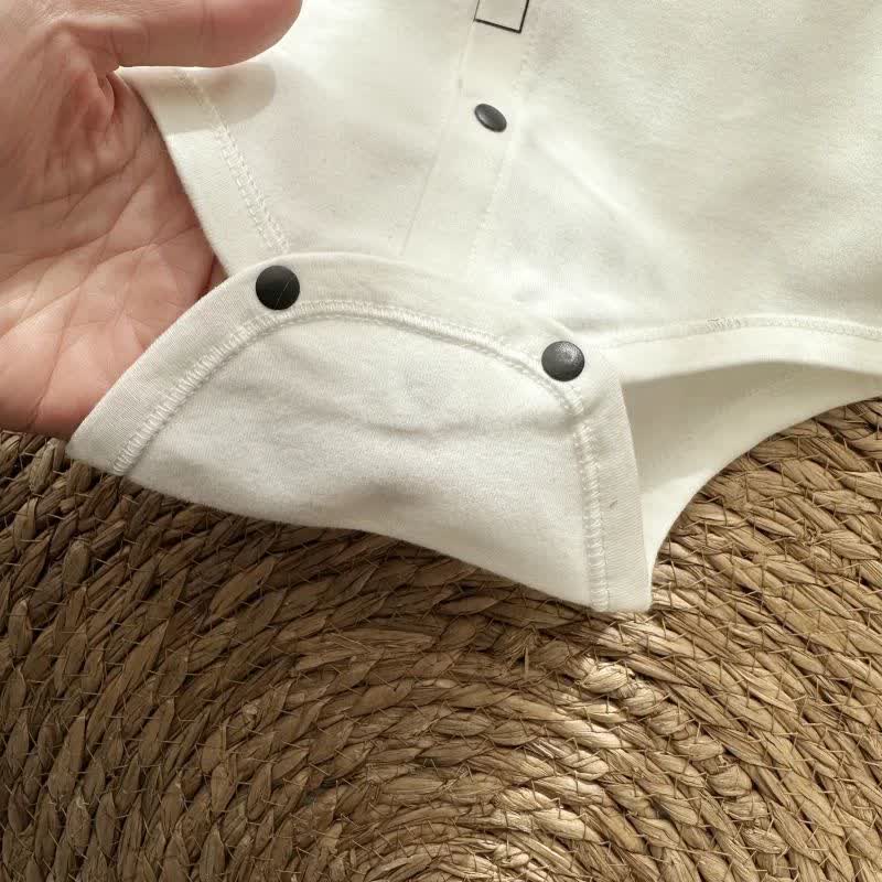 Baby Boy Classic Tuxedo Striped Bow Tie Bodysuit - image 5