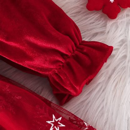 Baby Toddler Girl Christmas Starry Tulle Dress - image 5