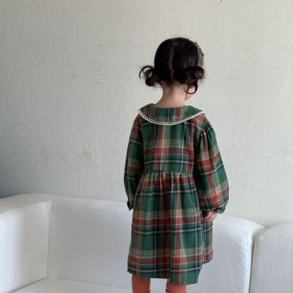 Toddler Cozy Classic Plaid Pajama Set or Dress - image 9