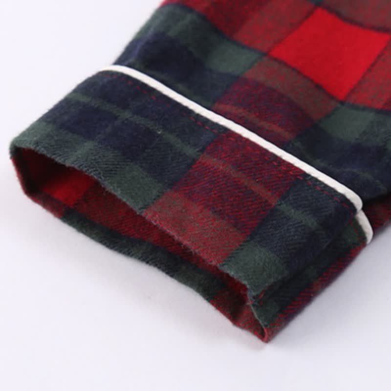 Toddler Cozy Classic Plaid Pajama Set or Dress - image 16