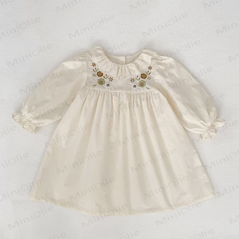 Toddler Girl Floral Long Sleeve Dress - image 6