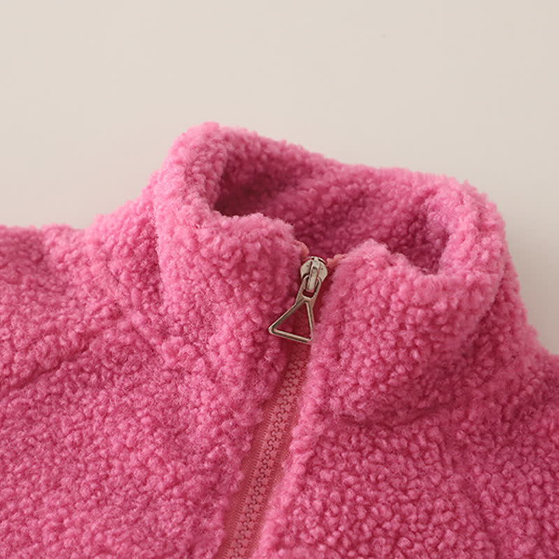 Toddler Girl Cat Sherpa Jacket and Pants 3-Piece Set with Bag - image 14