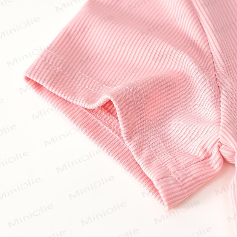 Toddler Knit Short-Sleeve Top and Flared Pants 2-piece Set - image 8