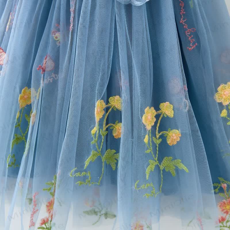 Baby Toddler Girl Butterfly Flower Mesh Dress - image 17