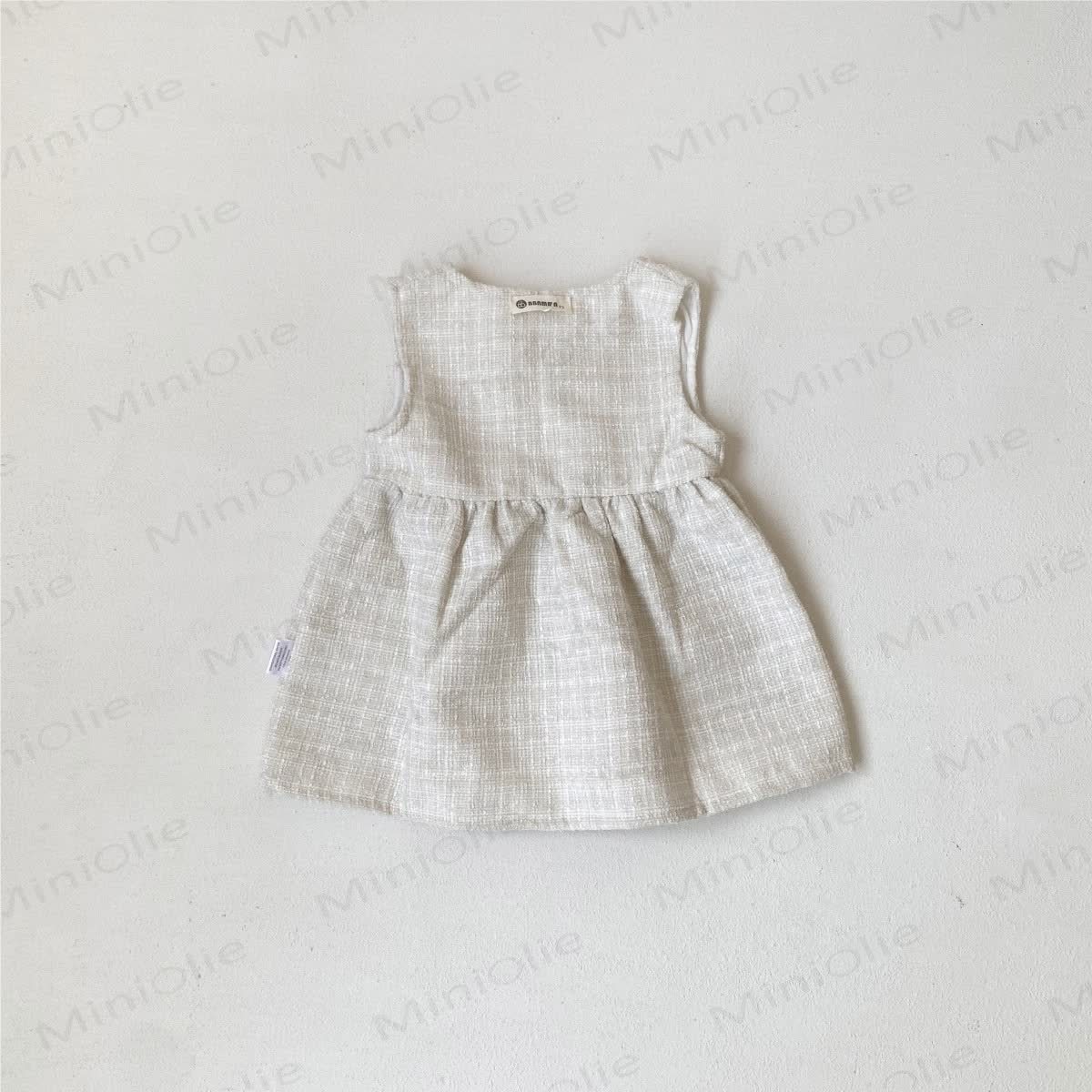 Baby Toddler Plaid Bow Dress - image 3