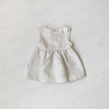 Baby Toddler Plaid Bow Dress - image 3