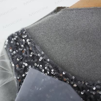 Baby Girl Bow Mesh Sequins Dress - image 4