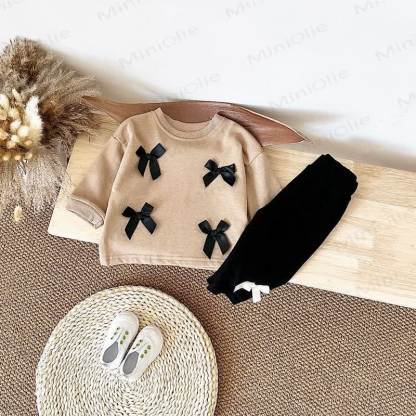 Baby 2-Piece Bow Lovely Casual Set - image 33