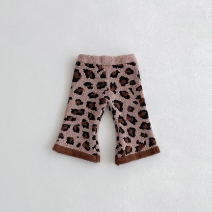 Baby Toddler Girls Leopard Cat Bow 2-piece Set - image 9