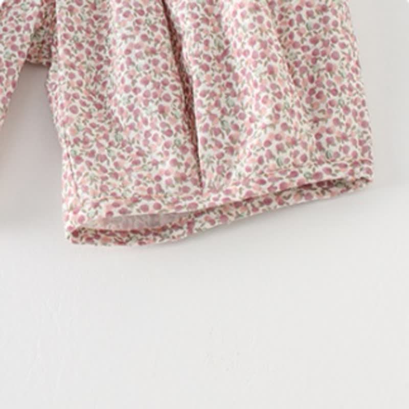 Baby Pink Bunny Tee and Floral Pants 2-piece Set - image 7